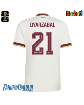 Spania Mikel Oyarzabal #21 Tricou Fotbal Replică Mondial 2026 Barbati Deplasare